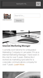 Mobile Screenshot of bwmarketingdesign.com