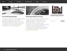 Tablet Screenshot of bwmarketingdesign.com